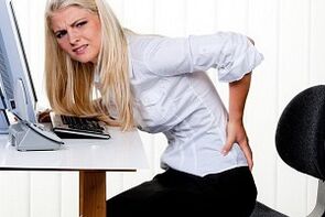 reduce back pain when working sedentary