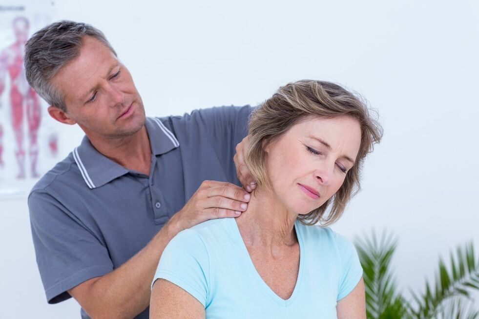 neck exercises and massage to treat osteonecrosis