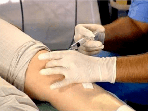 injection to treat knee arthritis